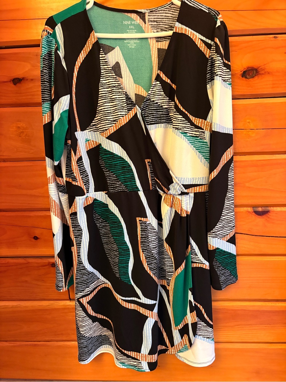 Nine West Faux Wrap Dress
